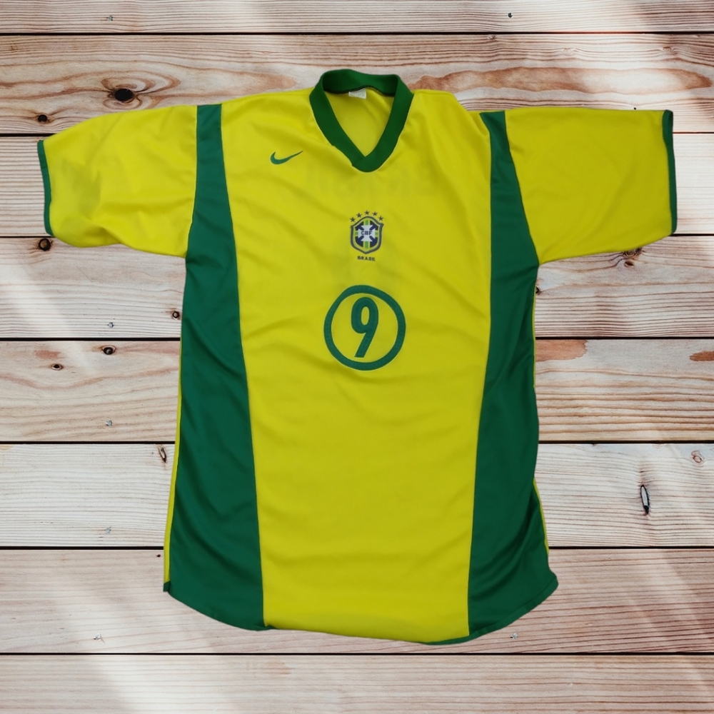 Vintage Ronaldo Brasil Soccer Jersey Size Small